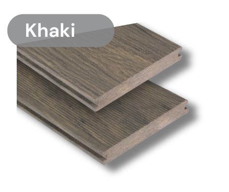 Deska tarasowa kompozytowa lita 20x145 mm KOVALEX kolor KHAKI